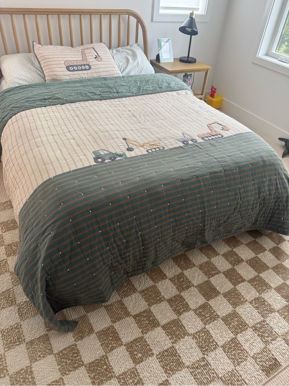Crate & Kids Modern Trucks Quilt + Sham